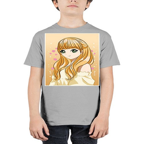 Beautiful princess blonde hair 147# - anime - Youth Tee Unisex