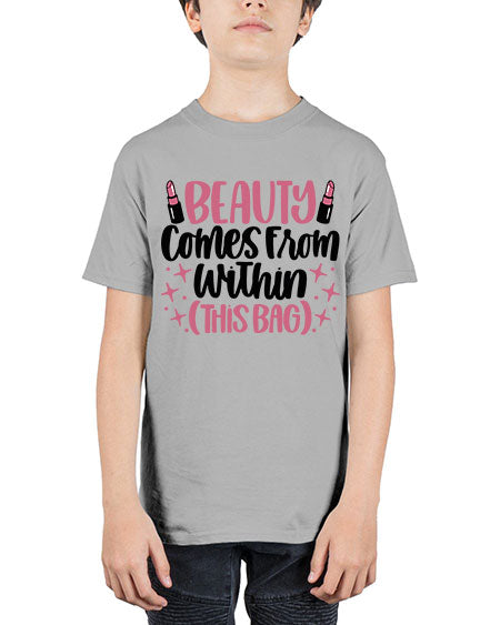 Beauty Comes From Within This Bag Style 138# - beauty - fashion - Youth Tee Unisex