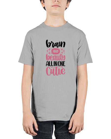 Brain And Beauty All In One Style 126# - beauty - fashion - Youth Tee Unisex