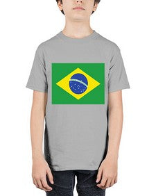 Brazil 488# - world flags - Youth Tee Unisex