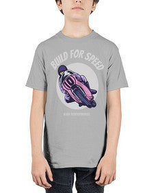 Build for speed 12# - motorcycle - Youth Tee Unisex