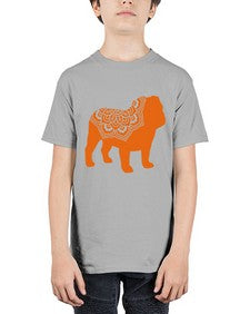 BulldogMandala 281# - mandala - Youth Tee Unisex