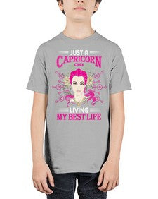 Capricorn chick 193# - capricorn - Youth Tee Unisex