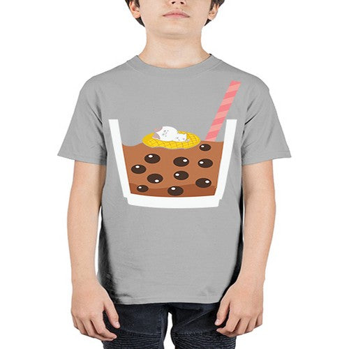 Cat Boba Tea Anime Kawaii Anime 224# - anime - Youth Tee Unisex