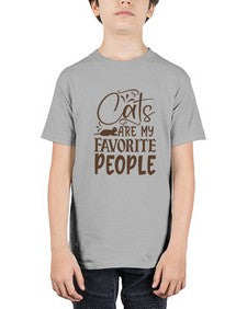 Cats Are My Favorite People Style 7# - cats - Youth Tee Unisex