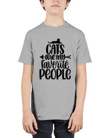 Cats Are My Favorite People Style 90# - cats - Youth Tee Unisex