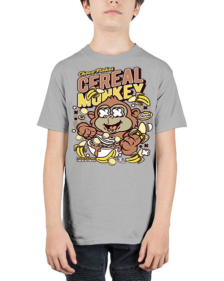 Cereal Monkey - monkey - Youth Tee Unisex