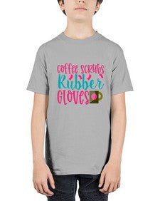 Coffee Scrubs Rubber Gloves Style 668# - nurse - Youth Tee Unisex