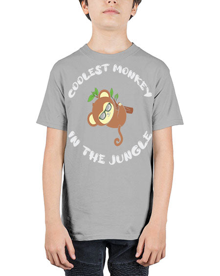 Collest Monkey in the Jungle 3# - monkey - Youth Tee Unisex