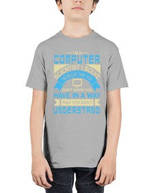 Computer scientist I solve problems that you dont know you have 5# - computer - Youth Tee Unisex