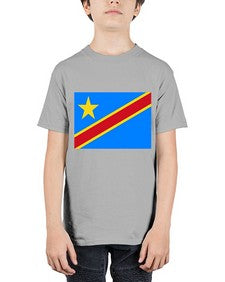 Congo Democratic Republic of the 613# - world flags - Youth Tee Unisex