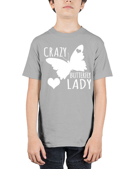 Crayz butterfly lady - butterfly - Youth Tee Unisex