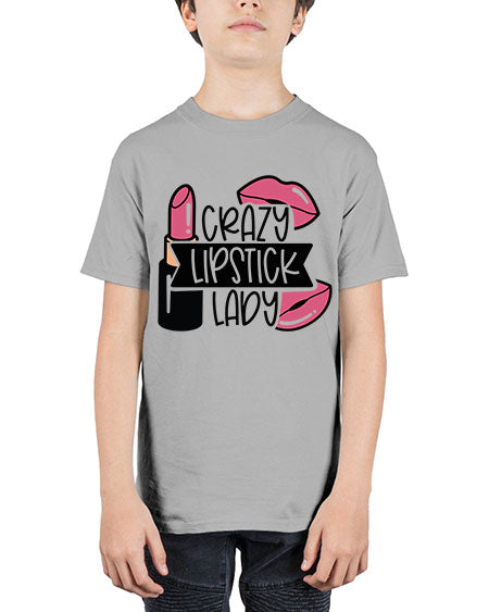 Crazy Lipstick Lady Style 108# - beauty - fashion - Youth Tee Unisex