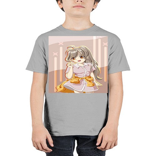 Cute and happy girl with picnic outfit 10# - anime - Youth Tee Unisex