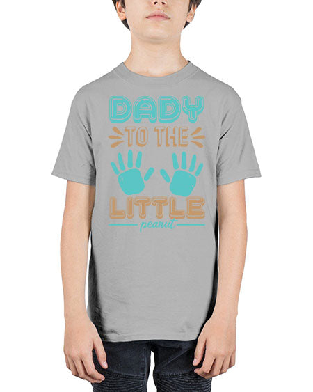 Dady to the little peanut Style 71# - baby shower - Youth Tee Unisex