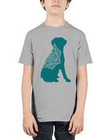 DogMandala 381# - mandala - Youth Tee Unisex