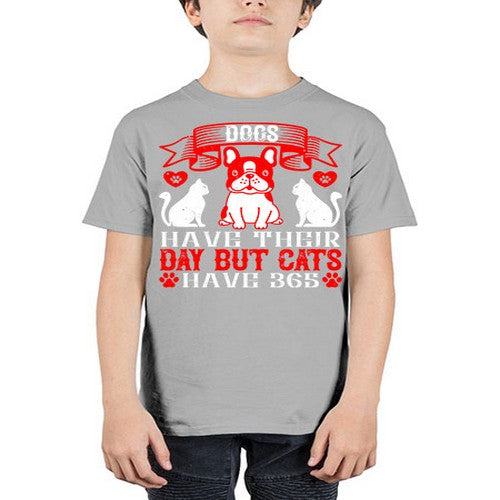 Dogs have their day but cats have Style 214# - dogs - Youth Tee Unisex