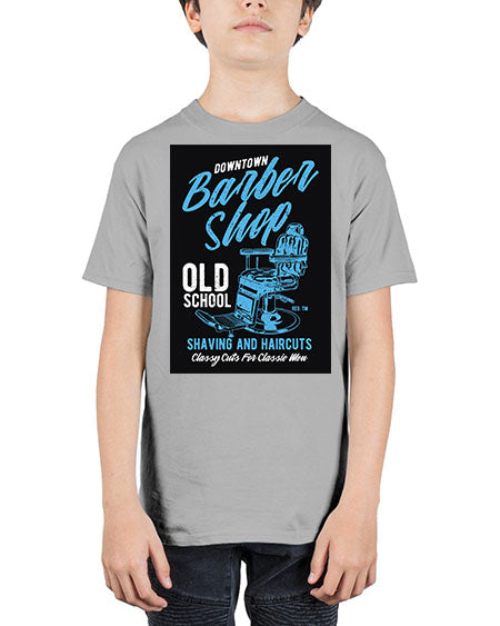 Downtown Barbershop CS729# - barber - Youth Tee Unisex