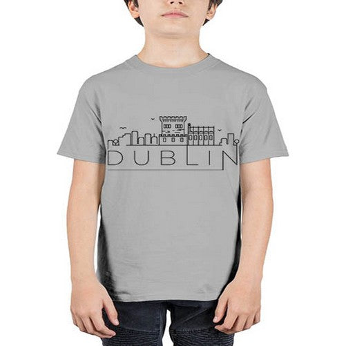 Dublin Minimal Skyline 690# - cities - Youth Tee Unisex