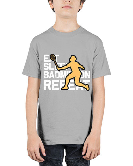 Eat 1286# - badminton - Youth Tee Unisex