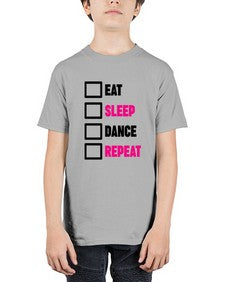 Eat sleep dance repeat 120# - ballet - Youth Tee Unisex