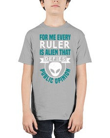 Every ruler is an alien 52# - ufo - Youth Tee Unisex