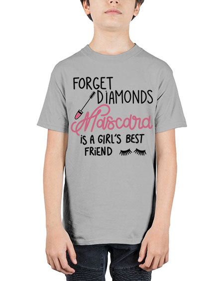 Forget Diamonds Mascara is a Girls Best Friend Style 100# - beauty - fashion - Youth Tee Unisex