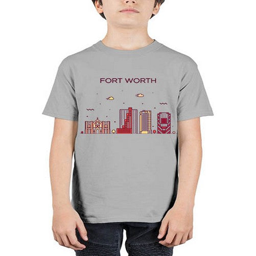 FortWorth 740# - cities - Youth Tee Unisex