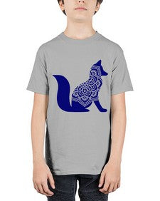 FoxMandalaUpdated 463# - mandala - Youth Tee Unisex
