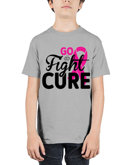Go Fight Cure 23# - breast cancer - Youth Tee Unisex