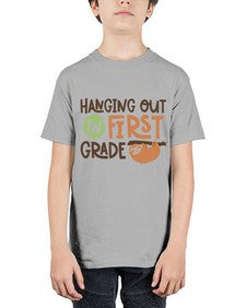 Hanging Out in First 233# - first grade - Youth Tee Unisex