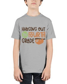 Hanging Out in Fourth 234# - fourth grade - Youth Tee Unisex