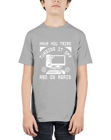 Have you tried turning it off and on again 45# - computer - Youth Tee Unisex