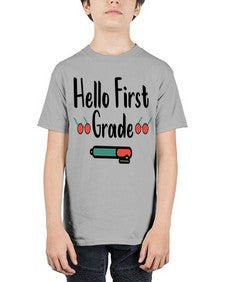 Hello First Grade 273# - first grade - Youth Tee Unisex