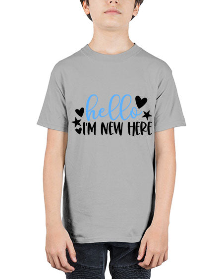 Hello Im New Here Style 328# - baby - Youth Tee Unisex