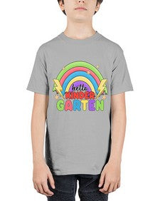 Hello Kindergarten Rainbow 303# - kindergarten - Youth Tee Unisex
