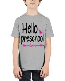 Hello preschool 317# - prek headstart - Youth Tee Unisex