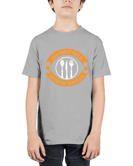 Highquality food is better for your health Style 36# - world health day - Youth Tee Unisex