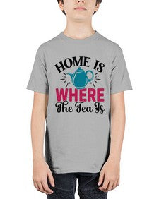 Home Is Where The Tea Is 1056# - tea - Youth Tee Unisex