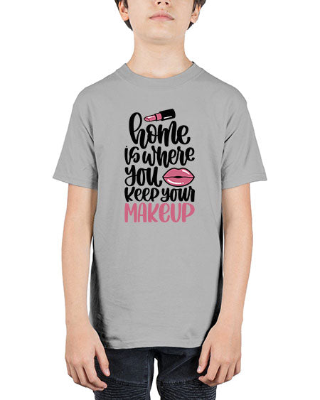 Home Is Where You Keep Your Makeup Style 87# - beauty - fashion - Youth Tee Unisex