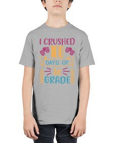 I CRUSHED one hundred day of first grade 359# - first grade - Youth Tee Unisex