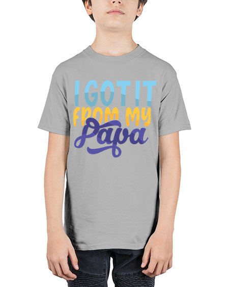 I Got It From My Papa Style 98# - baby - Youth Tee Unisex