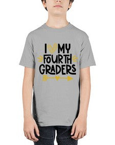 I Love My Fourth 366# - fourth grade - Youth Tee Unisex