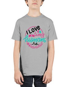 I Love Tiny Humans Red Nurse Style Style 903# - nurse - Youth Tee Unisex