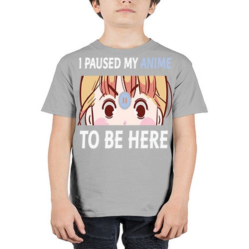 I Paused My Anime To Anime 244# - anime - Youth Tee Unisex