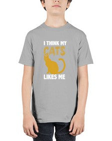 I Think My Cats - cats - Youth Tee Unisex