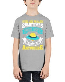 I feel like an alien sometimes where i dont belong 11# - ufo - Youth Tee Unisex