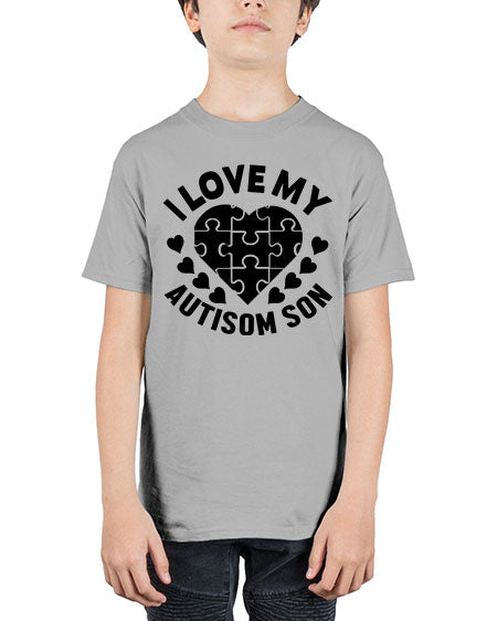 I love my Style 45# - autism - Youth Tee Unisex