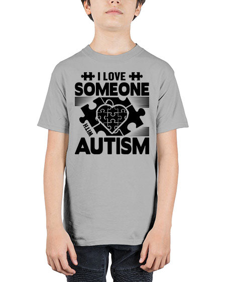 I love someone Style 47# - autism - Youth Tee Unisex