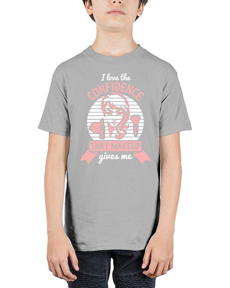 I love the confidence that makeup gives me Style 207# - beauty - fashion - Youth Tee Unisex